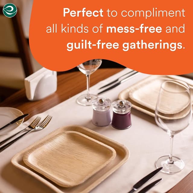 Thumbnail 5 de ECO SOUL Palm Leaf Plates 50