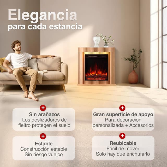 Thumbnail 1 de KAMINIO Matti chimenea eléctrica 32 pulgadas