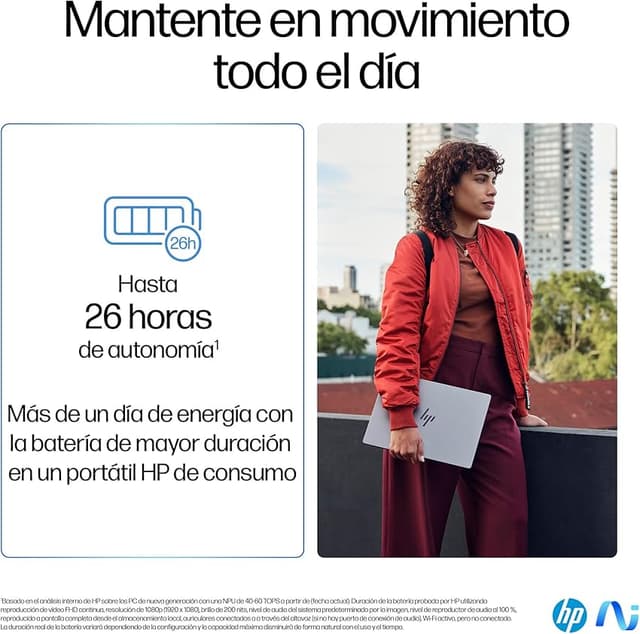 Detalle 2 de HP OmniBook X AI 14-fe0001ns - Potente portátil IA 14"