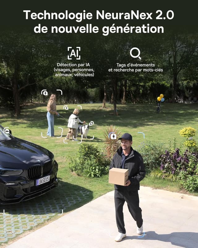 Thumbnail 3 de Baseus X1 Pro Caméra de Surveillance Extérieure