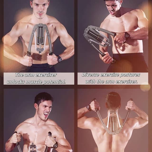 Thumbnail 6 de Power Twister 10–200 kg einstellbarer hydraulischer Arm- & Brusttrainer für Arme, Unterarme und Brust