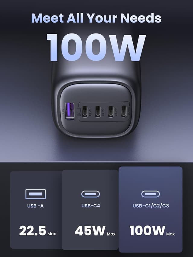 Thumbnail 5 de UGREEN Nexode 100W USB-C Charger for MacBook