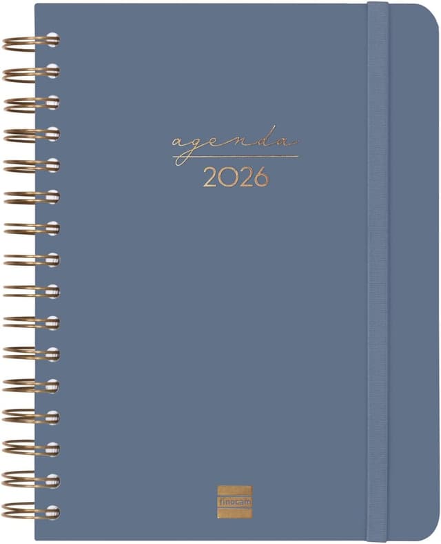Detalle de Finocam Agenda Espiral 2026 1 Día Página