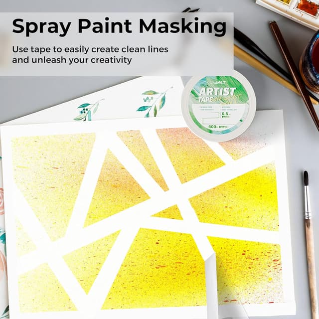 Detalle de JusArt Artist tape for watercolour 0.5 inch