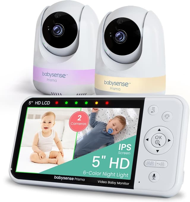 Thumbnail 6 de Babysense Babyphone HD 5 Zoll mit 2 Kameras