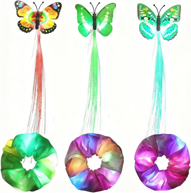 Detalle de URAQT Ensemble accessoires cheveux lumineux LED đ
