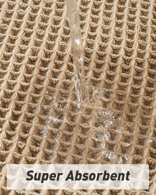 Detalle 1 de AMOAMI Upgraded Waffle Bath Mat 24" x 36"