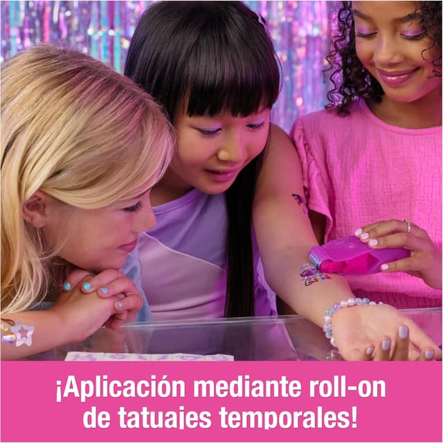 Detalle 2 de Cool MAKER Shimmer Me Body Art 🎨 Kit de Tatuajes Temporales Niñas