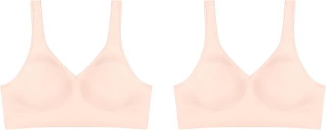 Detalle 2 de Hanes Women’s Wireless Smooth Comfort Full-Coverage T-Shirt Bra (Single or 2-Pack)
