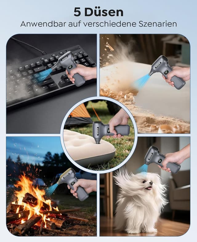 Thumbnail 4 de Elektrische Staubgebläse 12000mAh 35W für PC