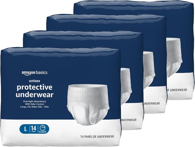Thumbnail 6 de Amazon Basics Incontinence Underwear Large 14-count