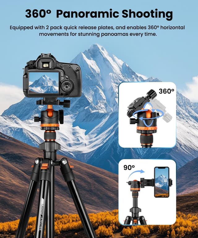 Detalle 2 de JOILCAN Aluminium Kamerastativ 168 cm