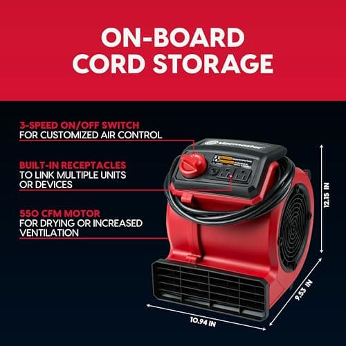 Thumbnail 6 de Vacmaster AM201, ventilateur de sol 3 vitesses ⚙