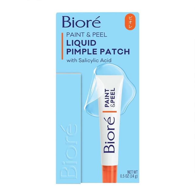 Detalle de Bioré Paint & Peel Liquid Pimple Patch with 1% Salicylic Acid (Up to 100 Uses), .5 Oz