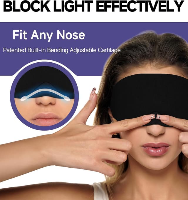 Thumbnail 1 de Mavogel Cotton Sleep Eye Mask – Light‑blocking eye mask