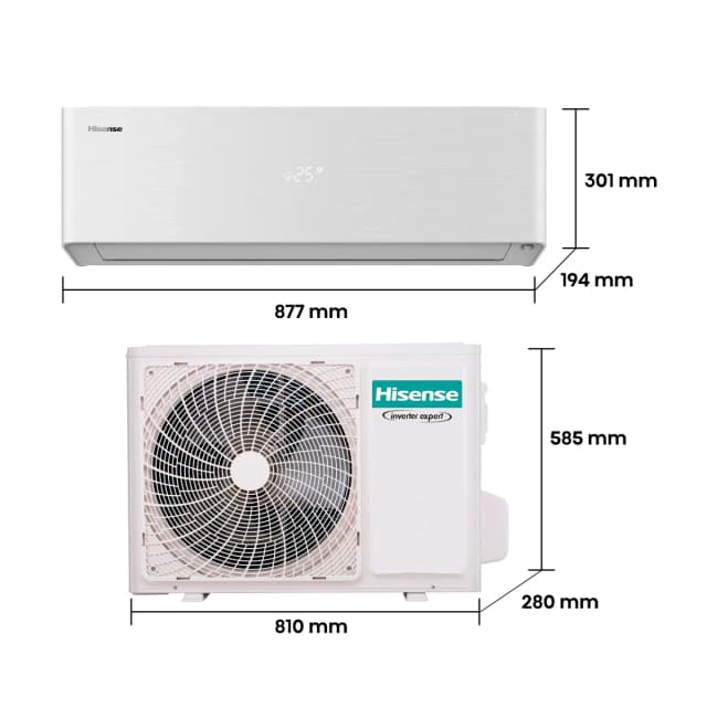 Thumbnail 1 de Hisense QH35XV4A aire acondicionado 3.010 frig/h WiFi
