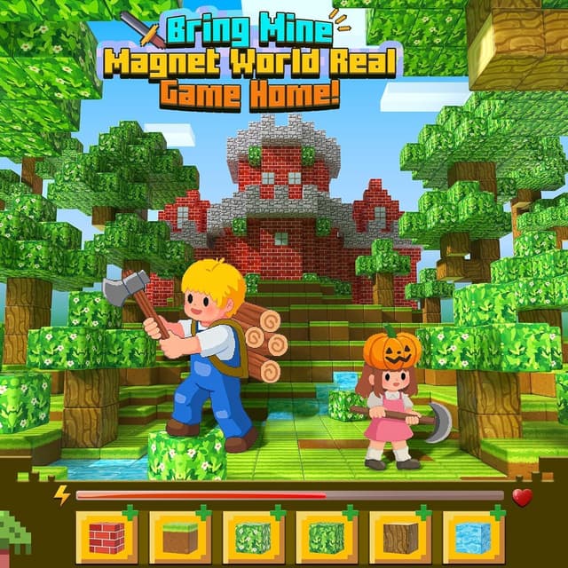 Detalle de Build Mine 100PCS Magnetic Blocks set 1"