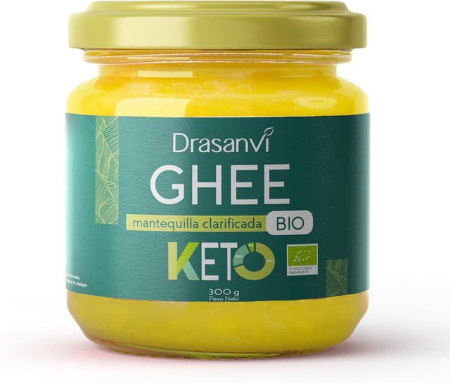 Imagen de Drasanvi KETO Mantequilla Ghee de pasto Bio, 300 g, saludable y digestión fácil en OfertitasTOP