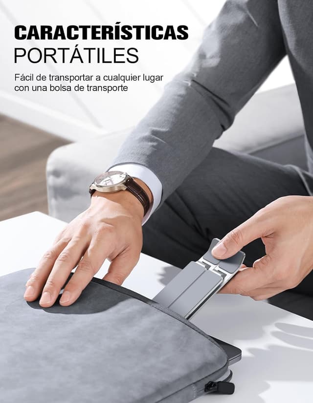 Detalle 2 de Babacom Soporte Portátil 5 Ángulos 8,5-18,5cm