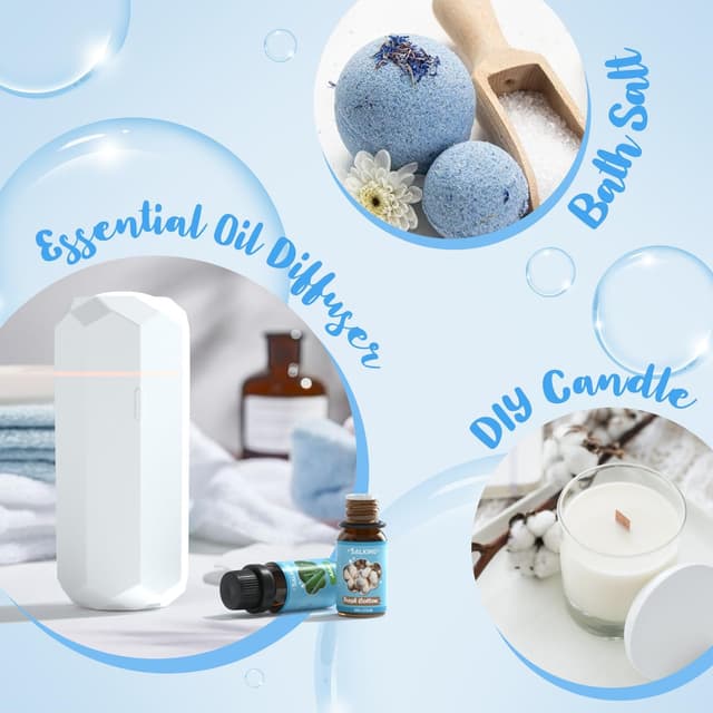 Thumbnail 6 de SALKING Sauber Ätherische Öle Set (6×10 ml) für Diffuser & Luftbefeuchter – clean Duftöle im Geschenkset