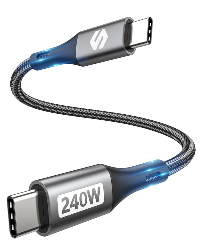 Detalle de Silkland USB-C auf USB-C Kabel 30 cm