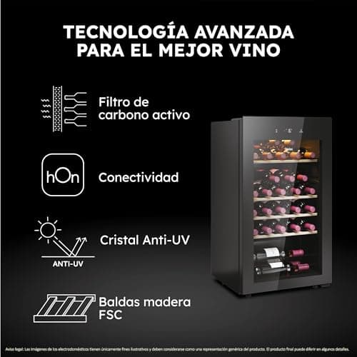Detalle 2 de Haier Wine Bank 50 Series HWS34GGH1 Vinoteca