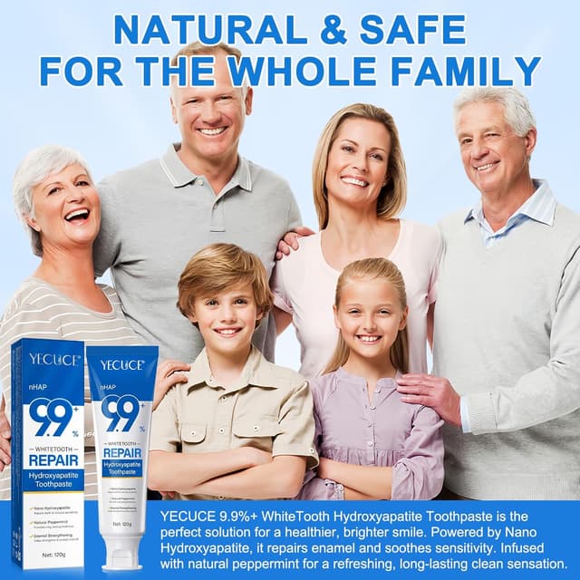 Thumbnail 6 de Hydroxyapatite toothpaste 9.9% for enamel