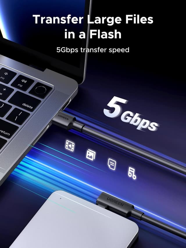 Thumbnail 4 de UGREEN VR Link Cable 5Gbps, 18W USB-A to USB-C