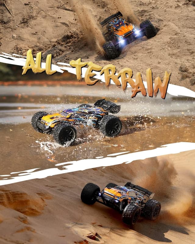 Detalle de HAIBOXING RC 1:18 36 km/h 4WD buggy