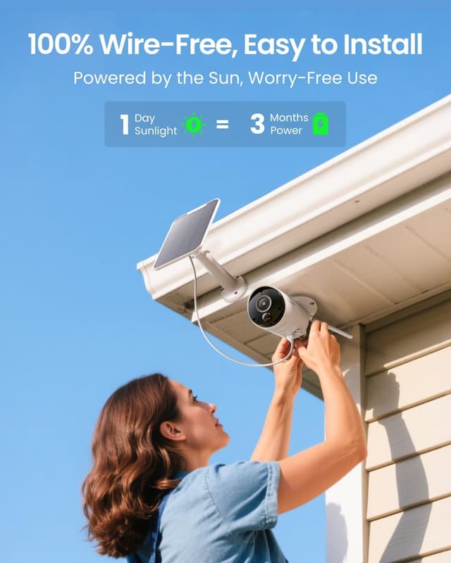 Detalle 1 de Reolink 5MP Cámara vigilancia exterior inalámbrica