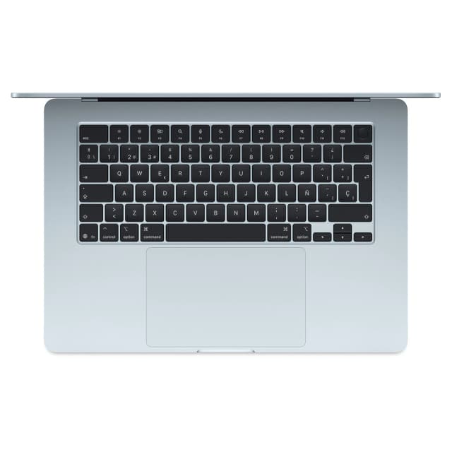 Detalle de Apple MacBook Air 15 (2025) con chip M4, 16GB y SSD de 512GB