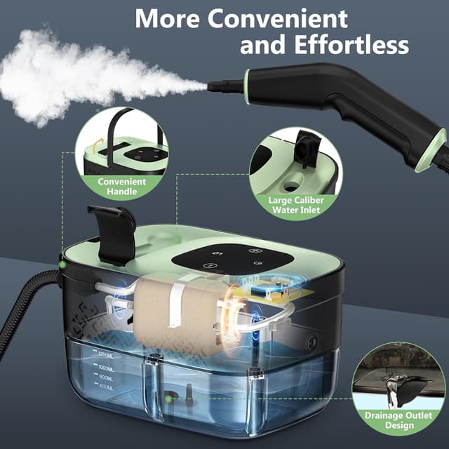 Thumbnail 4 de Steam Cleaner Portable 1.25L Handheld 🧹