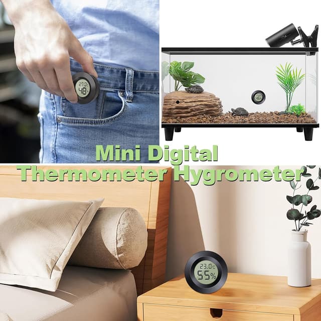 Detalle 2 de Dictien Mini Hygrometer Digital 6er-Set 🎛