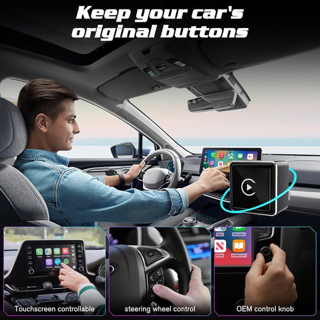 Detalle 2 de Mini Wireless CarPlay Adapter für iPhone