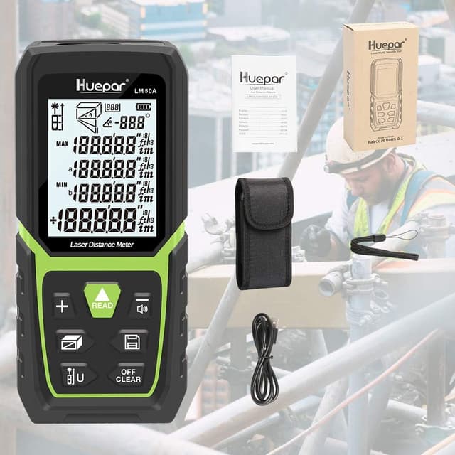 Thumbnail 6 de Huepar LM50A Laser Entfernungsmesser 50 m đ