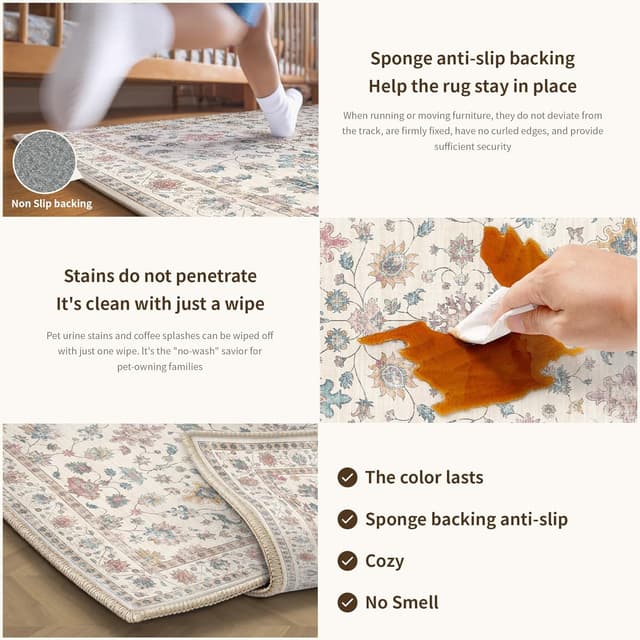 Detalle de PureCozy Living Room rug 200x300