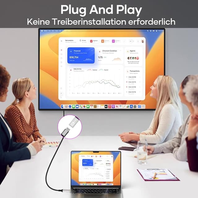 Detalle de HDMI 2.1 Verlängerungskabel 1,5 m (Stecker auf Buchse) mit 48 Gbps: 8K@60 Hz, 4K@144 Hz, HDCP, eARC & HDR10+