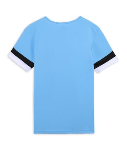 Detalle de PUMA teamRISE Jersey Jr: camiseta infantil unisex para deporte y tiempo libre