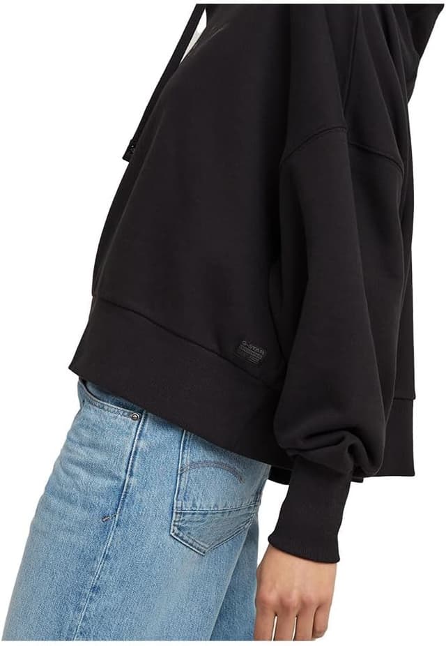 Detalle 2 de G-Star Damen G-Script Oversized Hooded Sweater mit Kapuze