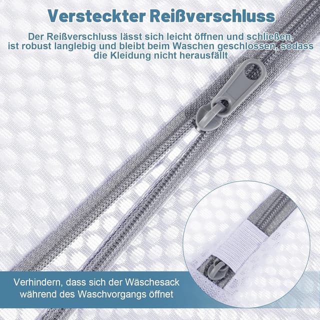 Thumbnail 3 de Dntorx Wäschesäcke mit Wabenstruktur 6er Set