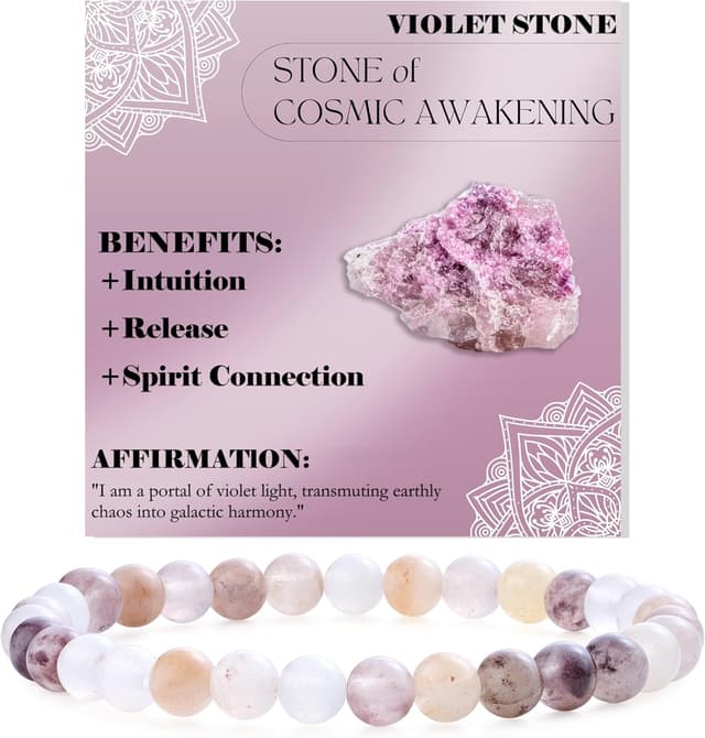 Thumbnail 3 de Bivei Braccialetto donna perline 6 mm in cristallo semiprezioso 💍