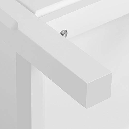 Thumbnail 7 de Yaheetech Mesitas de Noche Blancas con Tres Cajones