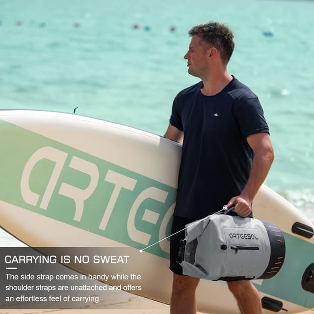 Detalle de Dry Bag Upgraded 45L/40L/30L/20L multifunction waterproof dry sack for paddleboarding, kayaking and more