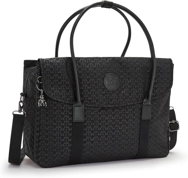 Thumbnail 1 de Kipling Superworker Messenger Bag ✨Signature Embroidered Black