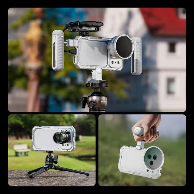 Thumbnail 6 de NEEWER Phone Cage for iPhone 17 Pro Max with 67mm Filter Ring