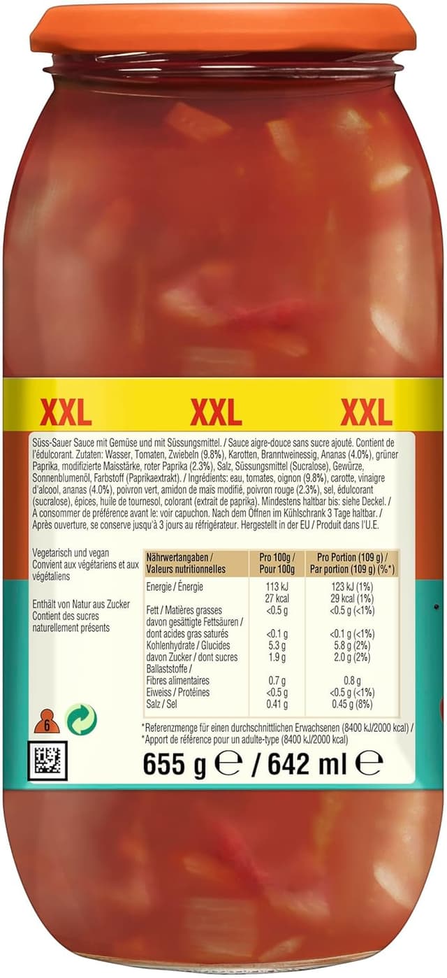 Thumbnail 1 de BEN'S ORIGINAL Sauce Süss-Sauer 6x675 g 🥫