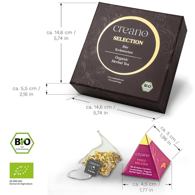 Thumbnail 1 de Creano Premium Bio Kräutertee Geschenkset 22,5 g 🍵