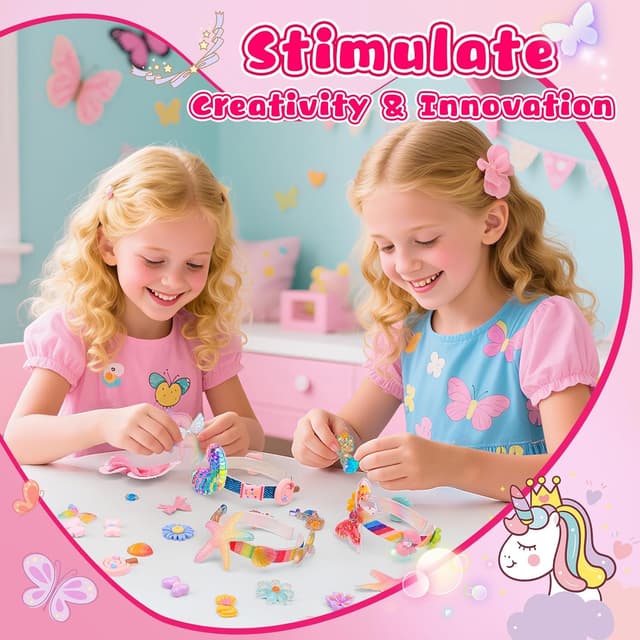Detalle 2 de MPQMPQ Friendship Bracelet Making Kit DIY Jewellery Set for Girls (ages 5–12)