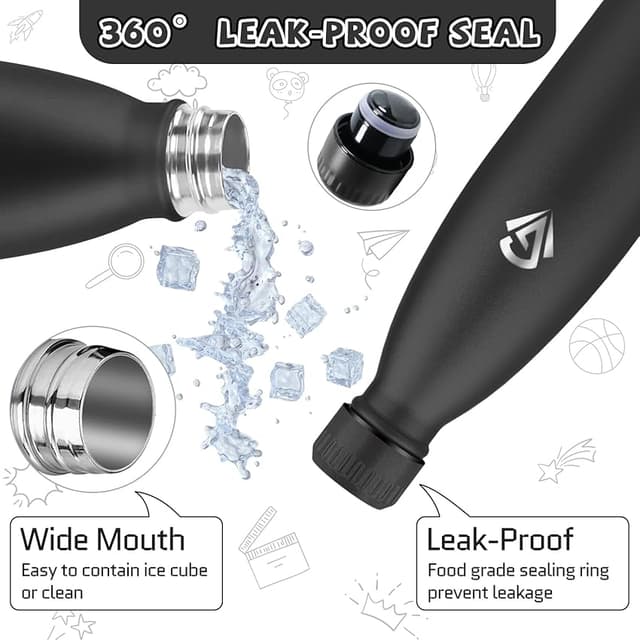 Detalle de Boble Botella térmica 500 ml acero 304 para camping 🚰