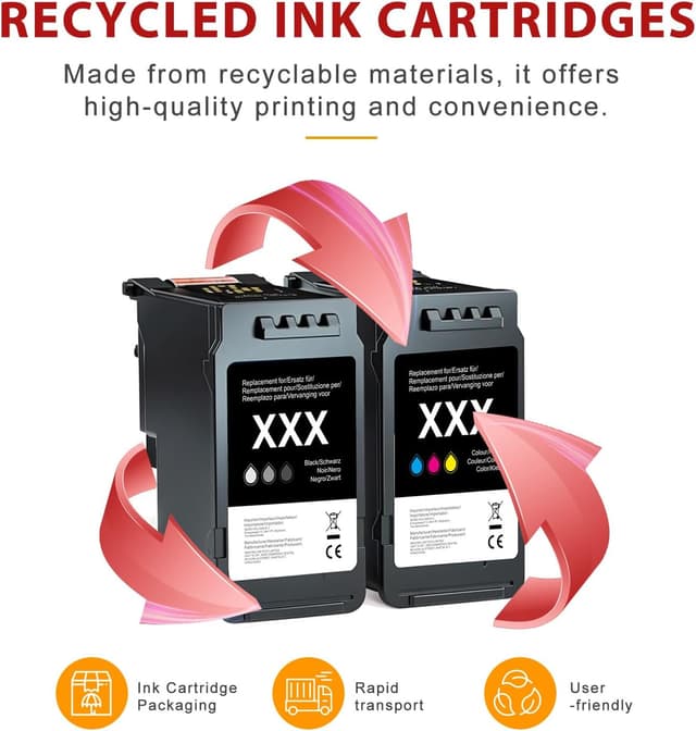 Thumbnail 5 de MYCARTRIDGE PHOEVER PG‑545XL CL‑546XL cartuchos 2 unidades